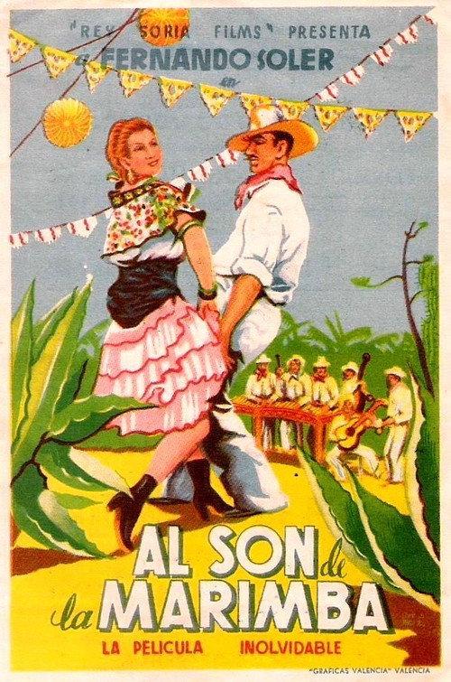 Al son de la marimba 1940 official movie poster