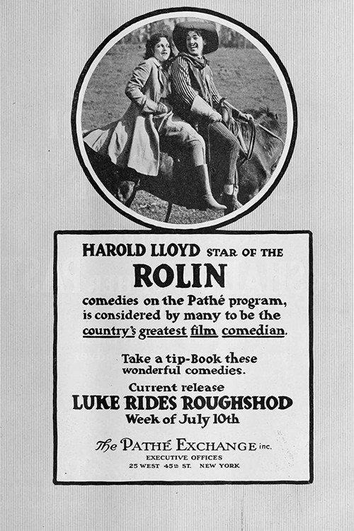 Luke Rides Roughshod 1916 official movie poster