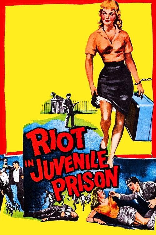 Riot in Juvenile Prison 1959 official movie poster