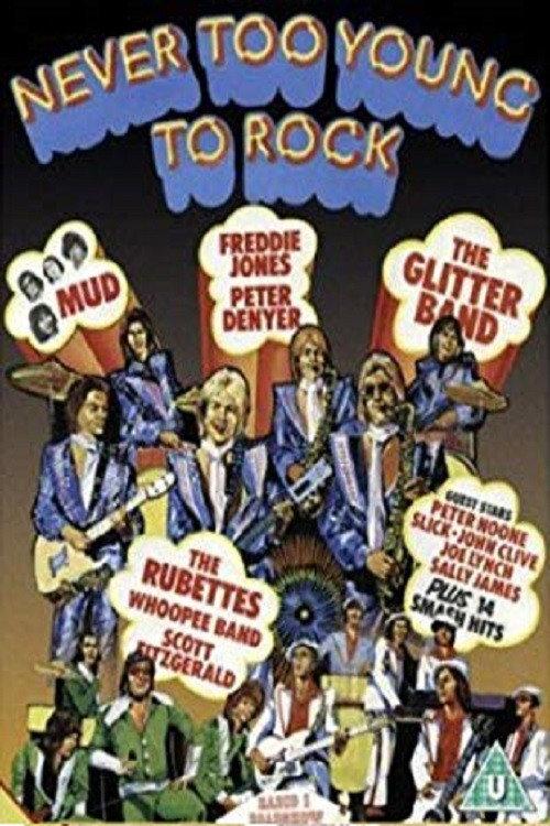 Never Too Young to Rock 1976 official movie poster