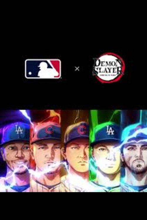 MLB x Demon Slayer 2025 official movie poster