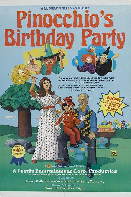 Pinocchio’s Birthday Party 1974 official movie poster