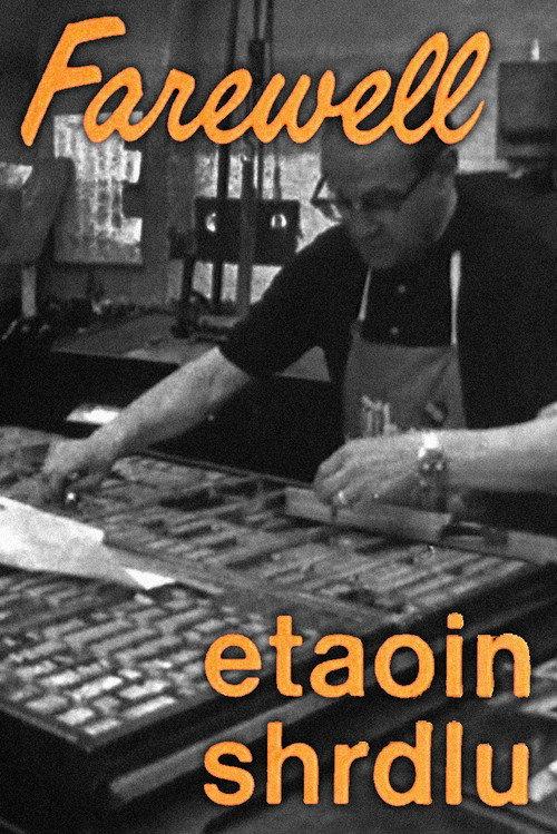 Farewell, Etaoin Shrdlu 1980 official movie poster