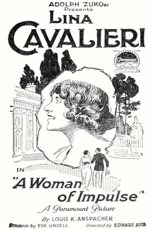 A Woman of Impulse 1918 official movie poster