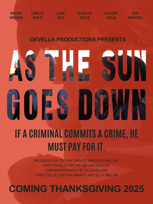 As The Sun Goes Down 2025 official movie poster