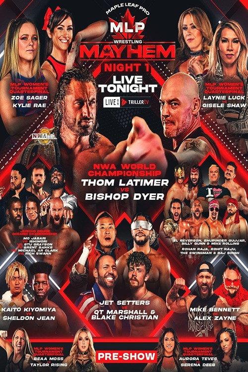 Maple Leaf Pro Wrestling - Mayhem Night 1 2025 official movie poster