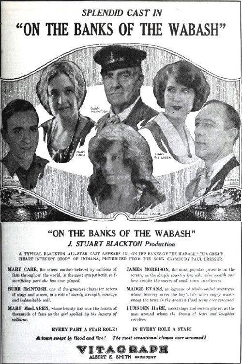 On the Banks of the Wabash 1923 official movie poster