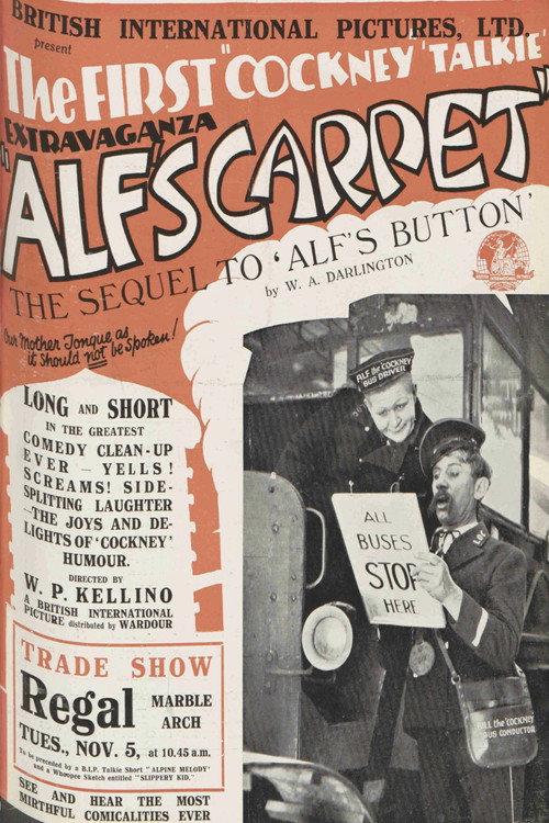 Alf's Carpet 1929 official movie poster