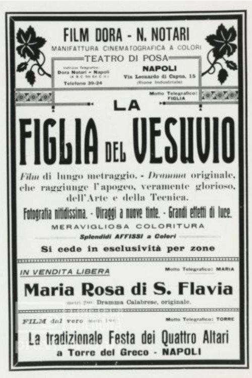 The Daughter of Vesuvius 1912 official movie poster