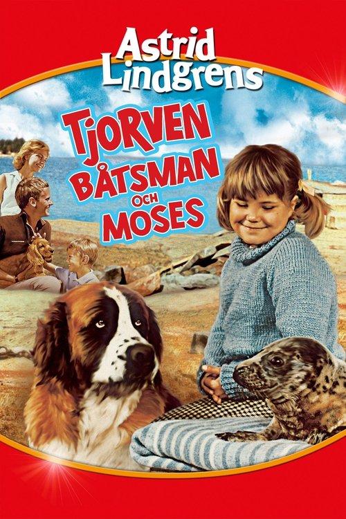 Tjorven, Batsman, and Moses 1964 official movie poster