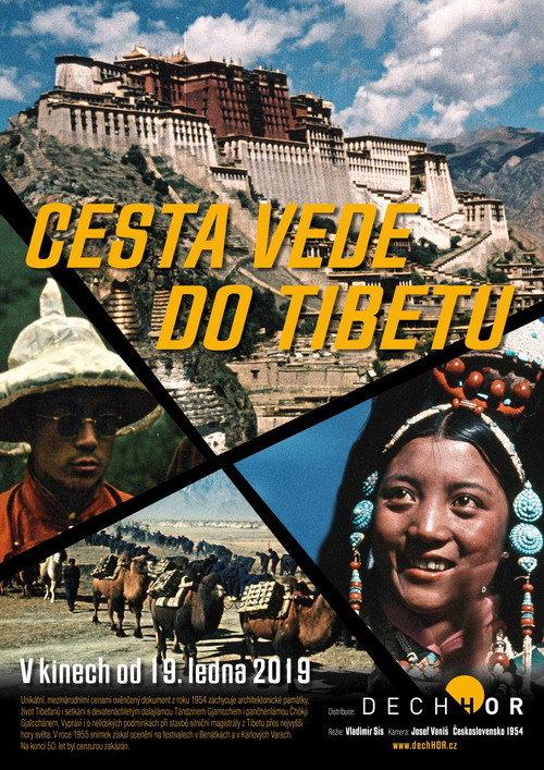 The Road Leads to Tibet 1956 official movie poster