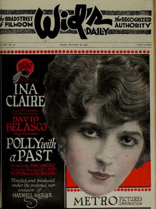 Polly with a Past 1920 official movie poster