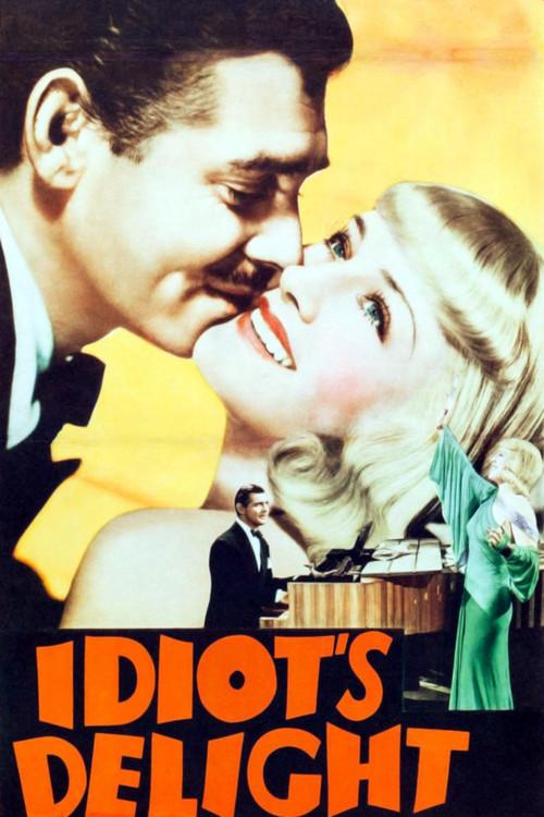 Idiot's Delight 1939 official movie poster