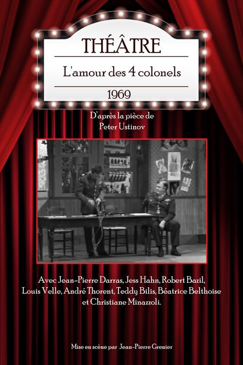 L'Amour des 4 colonels 1969 official movie poster