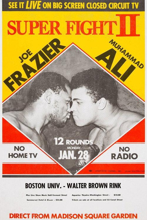 Muhammad Ali vs. Joe Frazier II 1974 official movie poster