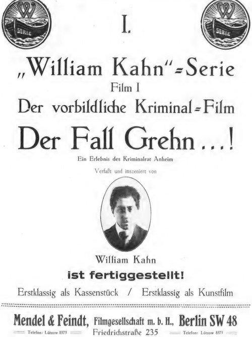 Der Fall Grehn 1916 official movie poster