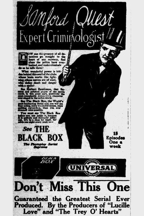The Black Box 1915 official movie poster