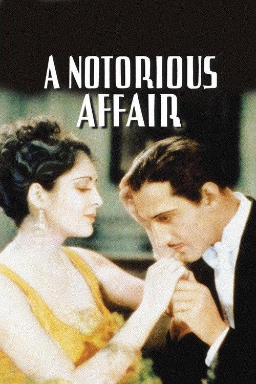 A Notorious Affair 1930 official movie poster