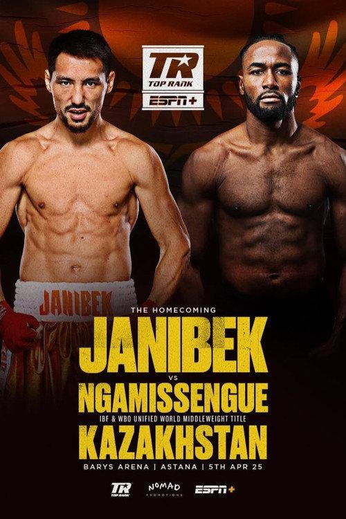 Janibek Alimkhanuly vs. Anauel Ngamissengue 2025 official movie poster