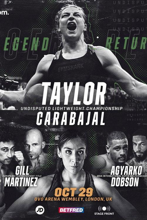 Katie Taylor vs. Karen Elizabeth Carabajal 2022 official movie poster