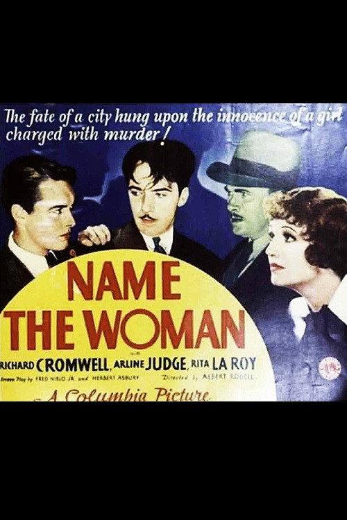 Name the Woman 1934 official movie poster