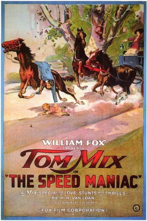 The Speed Maniac 1919 official movie poster