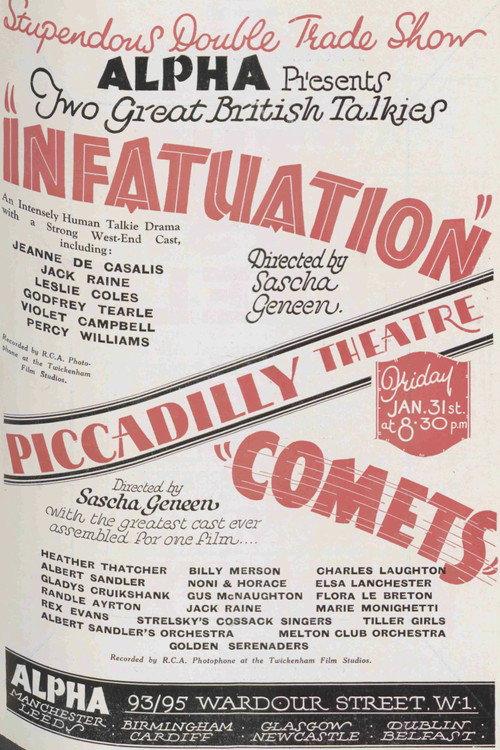 Comets 1930 official movie poster