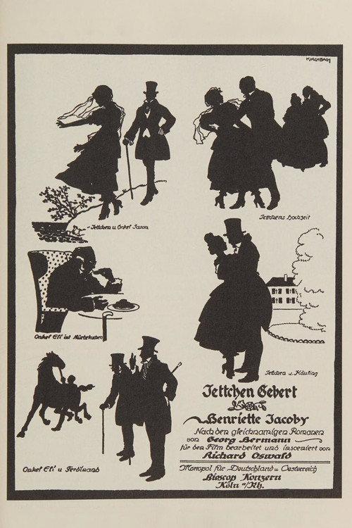 Jettchen Geberts Geschichte. 2. Henriette Jacoby 1918 official movie poster