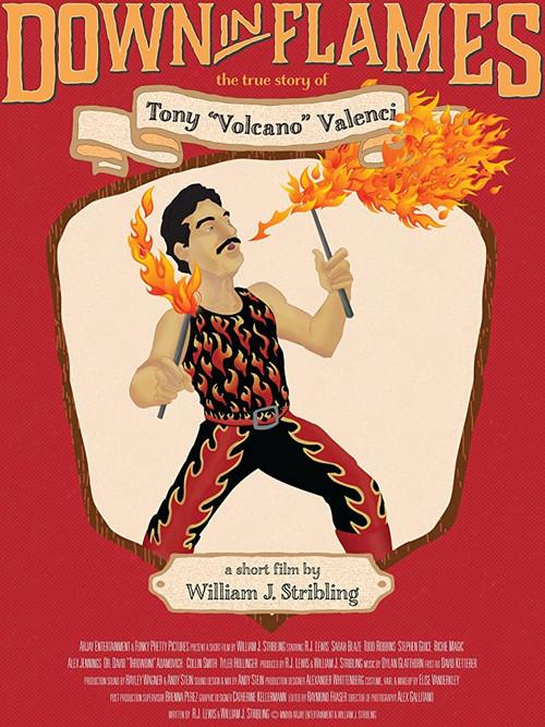 Down in Flames: The True Story of Tony Volcano Valenci 2014 official movie poster