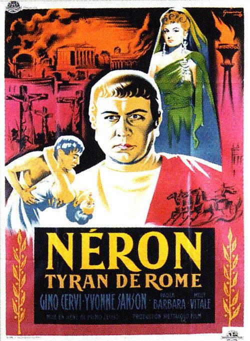 Nero and the Burning of Rome 1953 official movie poster