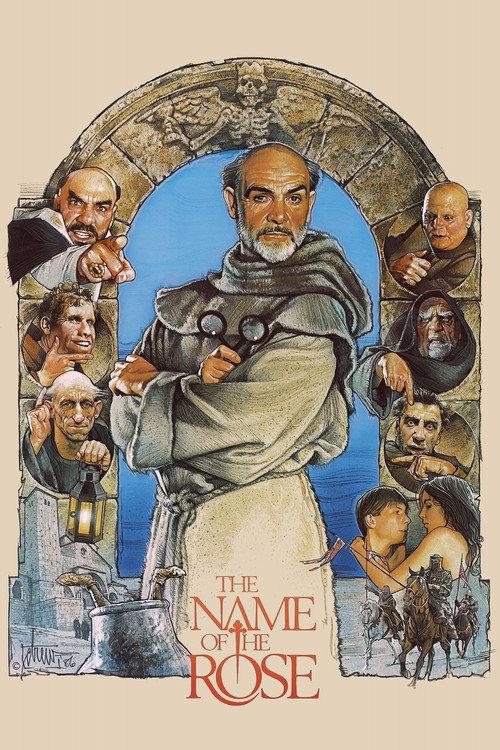 The Name of the Rose 1986 official movie poster