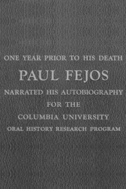 Fejos Memorial 1963 official movie poster