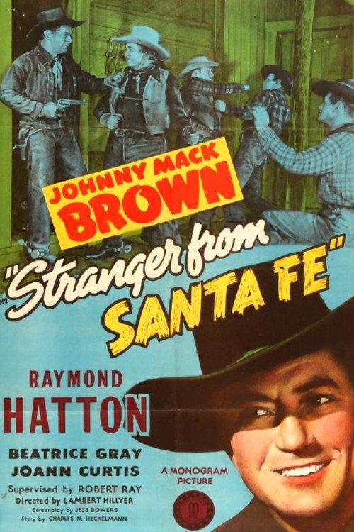 Stranger from Santa Fe 1945 official movie poster