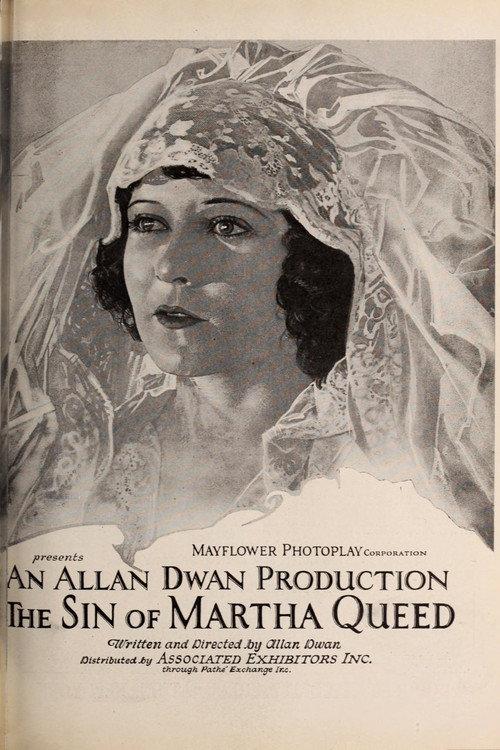 The Sin of Martha Queed 1921 official movie poster