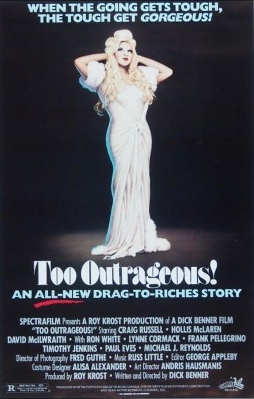 Too Outrageous! 1987 official movie poster