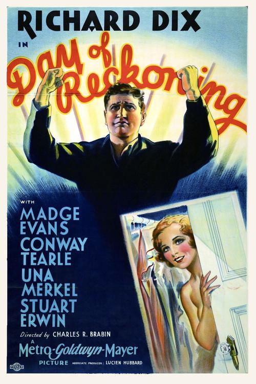 Day of Reckoning 1933 official movie poster