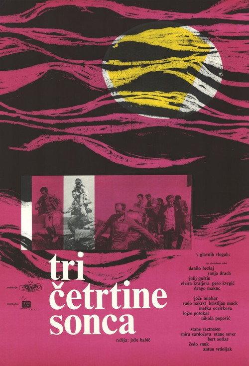 Three Quarters of the Sun 1959 official movie poster