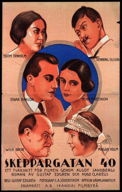No. 40 Skipper Street 1925 official movie poster