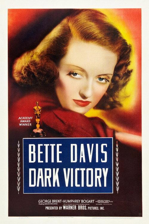 Dark Victory 1939 official movie poster