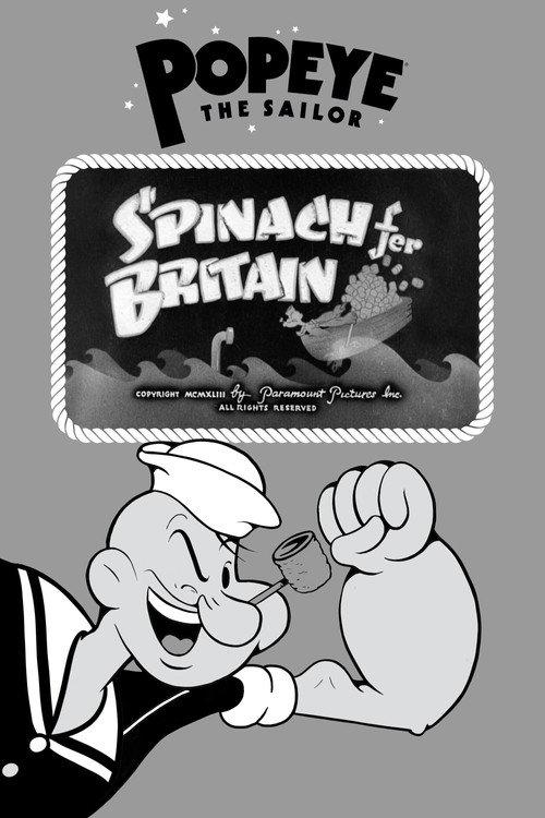 Spinach Fer Britain 1943 official movie poster