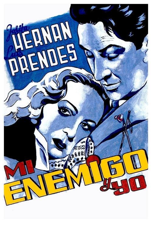 Mi enemigo y yo 1944 official movie poster