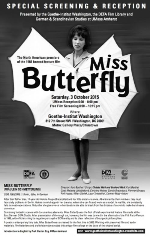 Miss Butterfly 1966 official movie poster