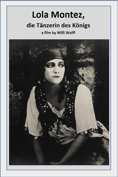 Lola Montez, the King’s Dancer 1922 official movie poster