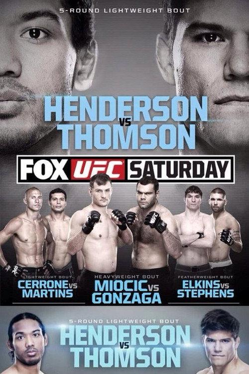 UFC on Fox 10: Henderson vs. Thomson 2014 official movie poster