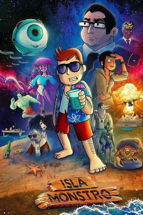 Isla Monstro 2024 official movie poster