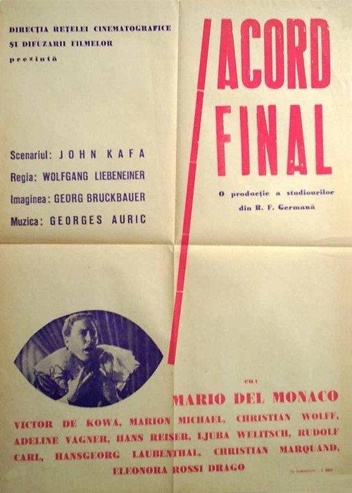 Schlussakkord 1960 official movie poster