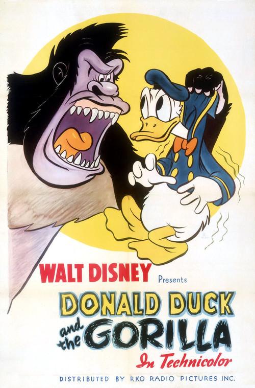 Donald Duck and the Gorilla 1944 official movie poster