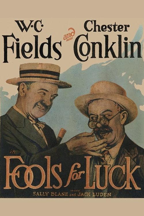 Fools for Luck 1928 official movie poster