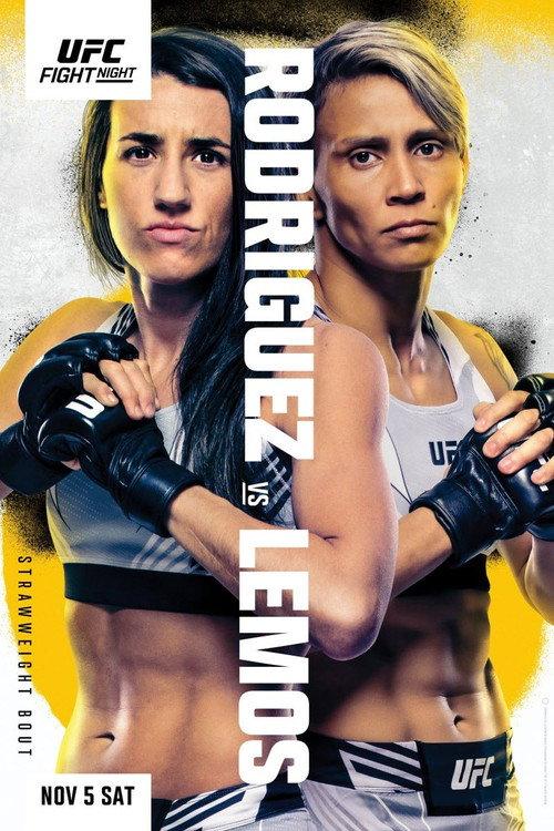 UFC Fight Night 214: Rodriguez vs. Lemos 2022 official movie poster