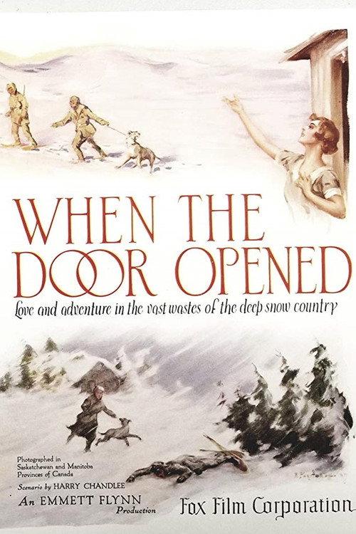 When the Door Opened 1925 official movie poster